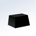 Black Crystal Slant Square Base (3 1/4"x3 1/4"x2")